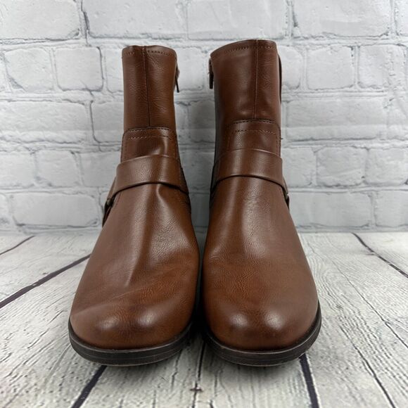 Frye and Co Elodie Boots Brown Womens Faux Leather US Size 9 M - Picture 2 of 10